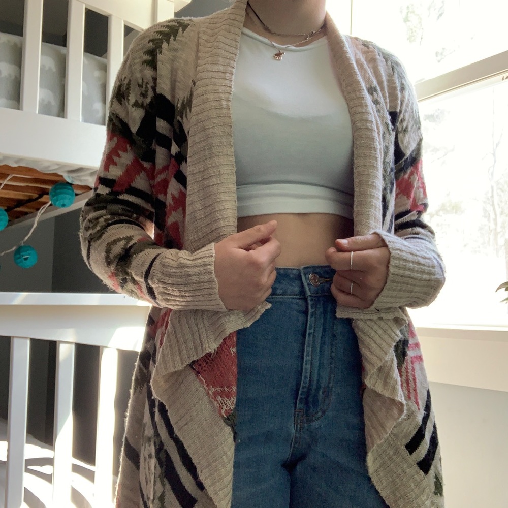 Geometric Cardigan
